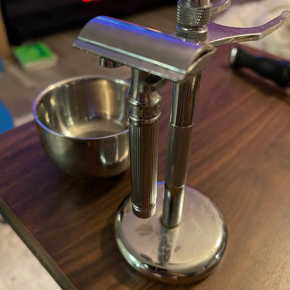 Edwin jagger chrome razor set